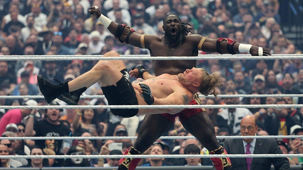 Oba Femi Defeats Brock Lesnar at WrestleMania 42