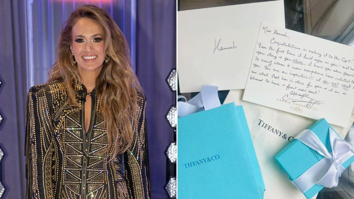 Carrie Underwood Gifts Tiffany Jewelry to Idol Contestant