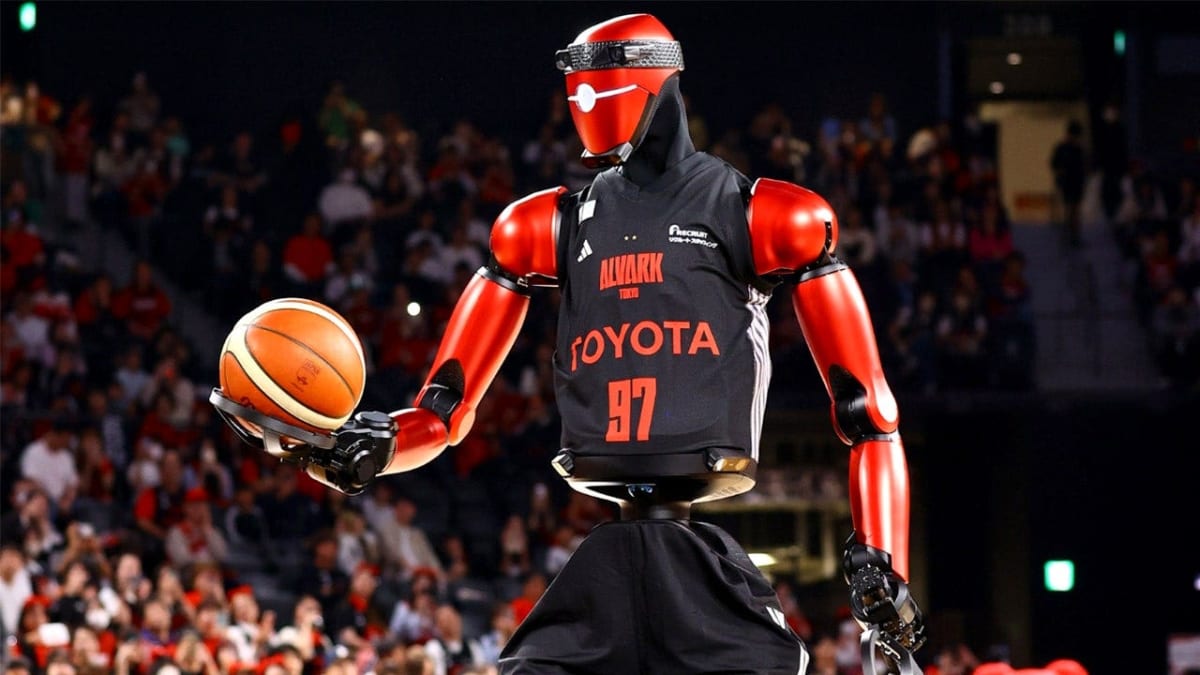 Toyota's 7-Foot Robot Learns Basketball Using AI