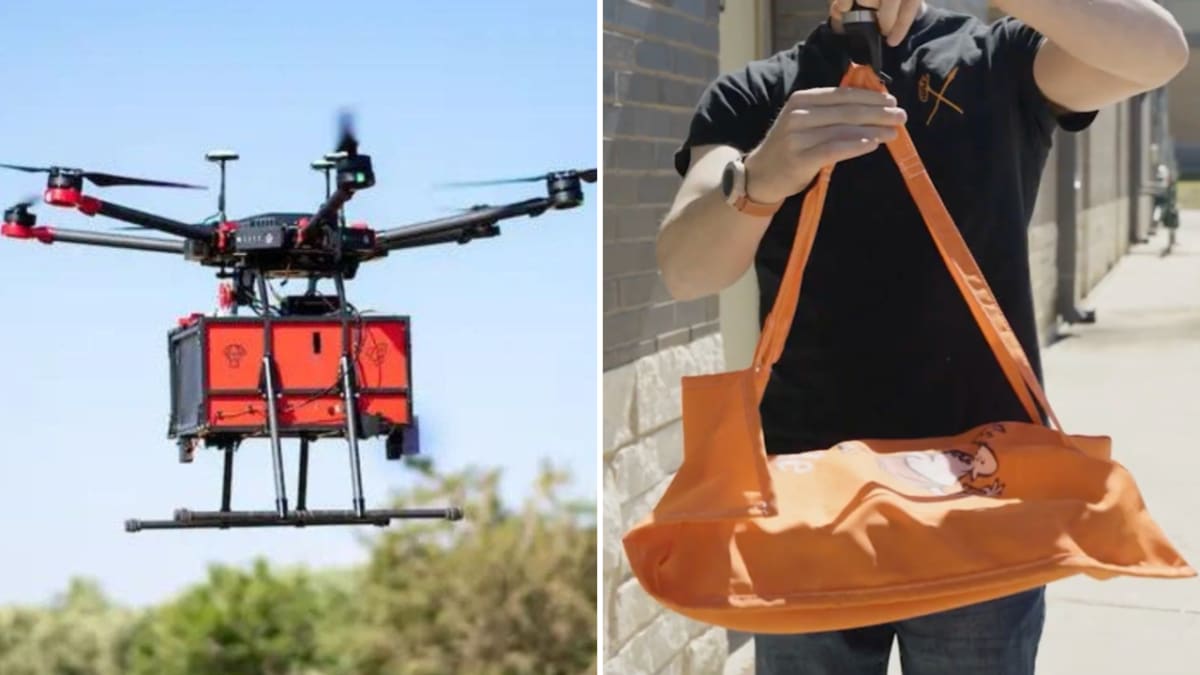 Drone Delivers Pizza to Your Yard in 4.5 Minutes