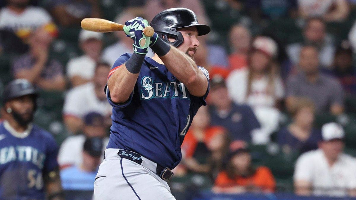 Mariners' Cal Raleigh Showers in Full Uniform, Ends Slump