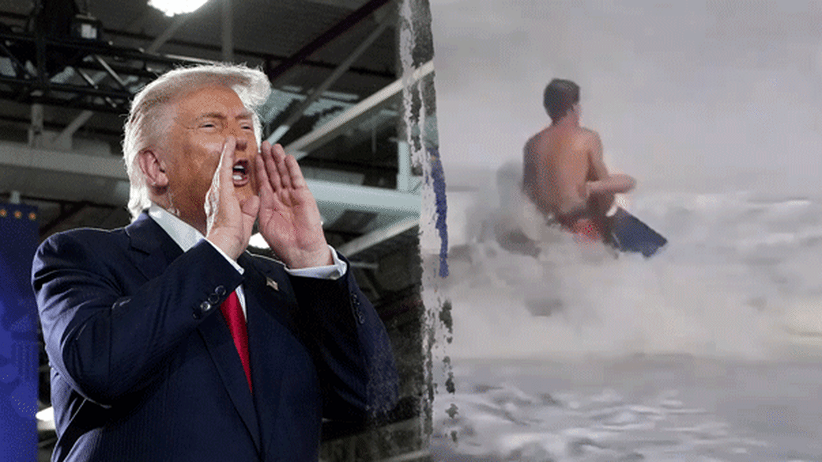 Teen Lifeguard Battles Monster Waves to Save Drowning Child
