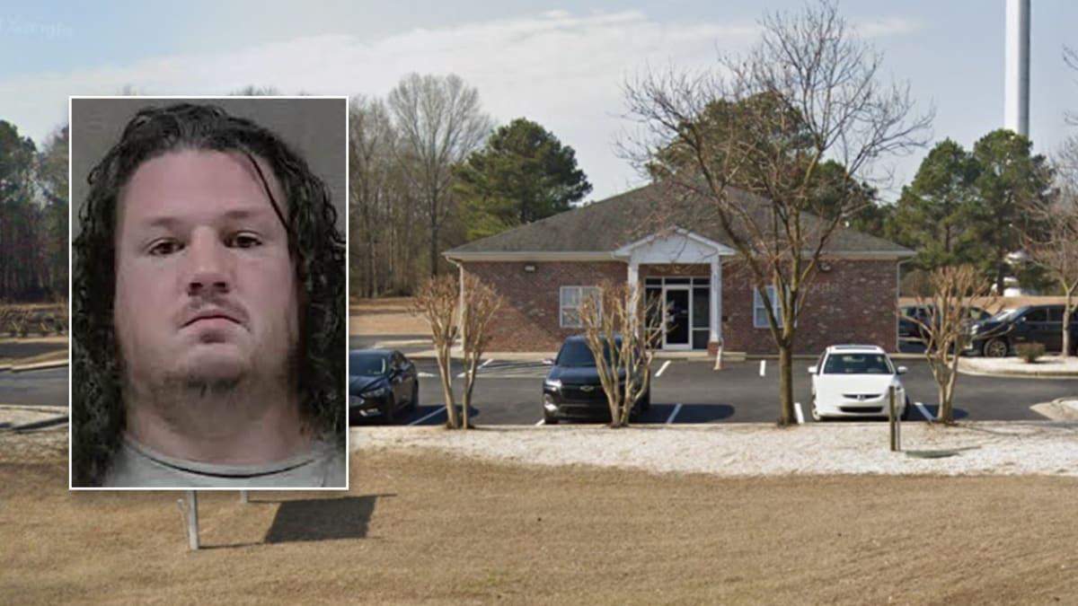 DMV office building in Erwin, North Carolina where brave girl escaped from kidnapper