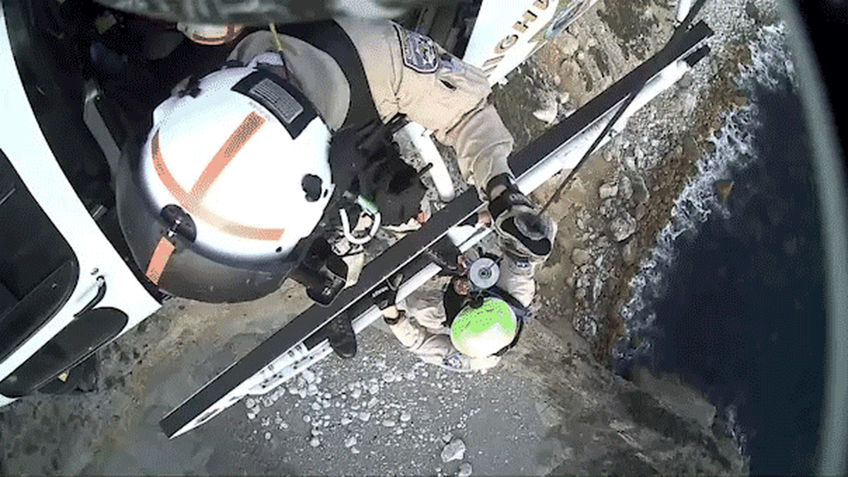 CHP Rescues Two Climbers Stranded 600 Feet Below Highway