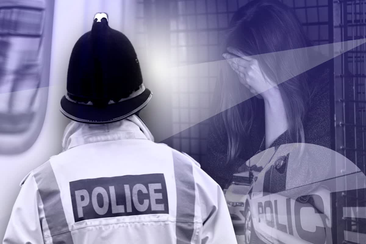 Metropolitan Police officers conducting welfare check during Operation Sallus domestic violence prevention program