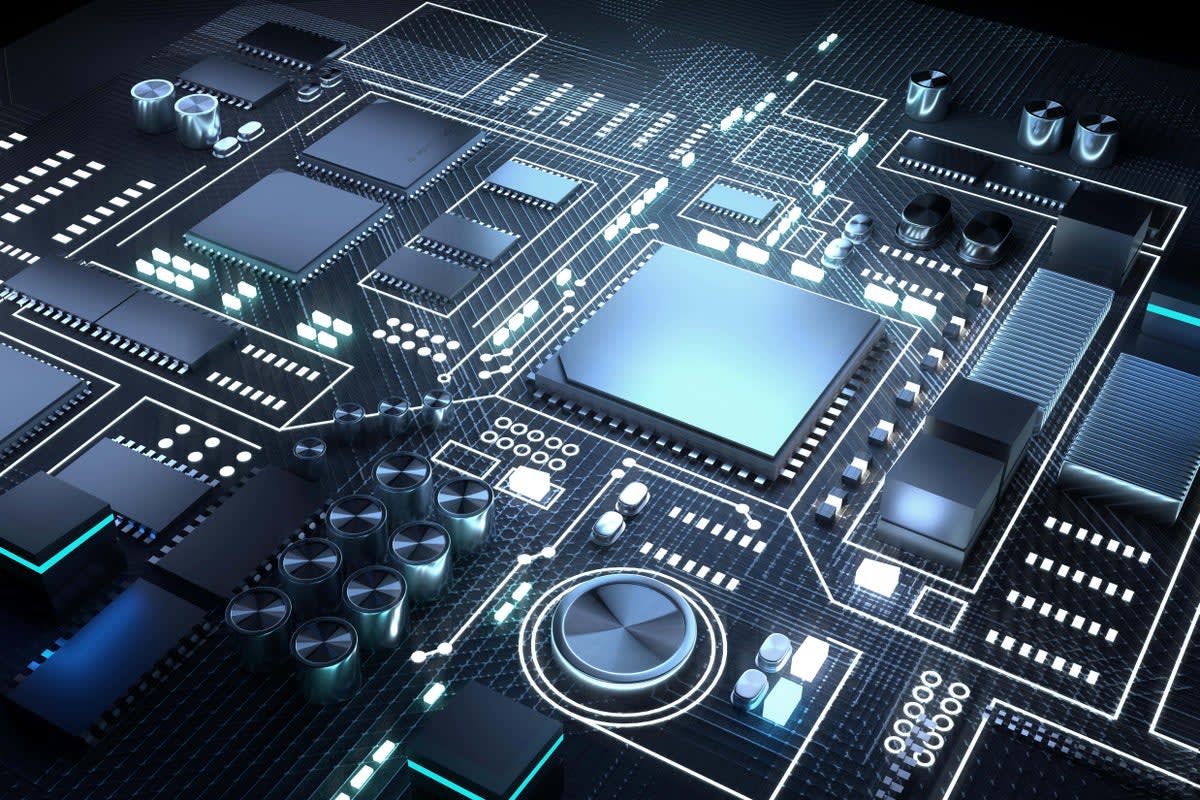 Rachel Reeves speaking at podium announcing UK artificial intelligence investment initiative