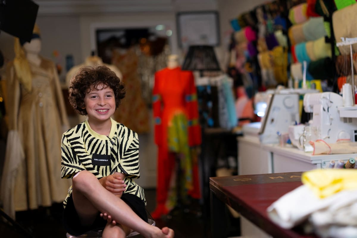 10-Year-Old Shows Paris Fashion Week Collection - Image 2
