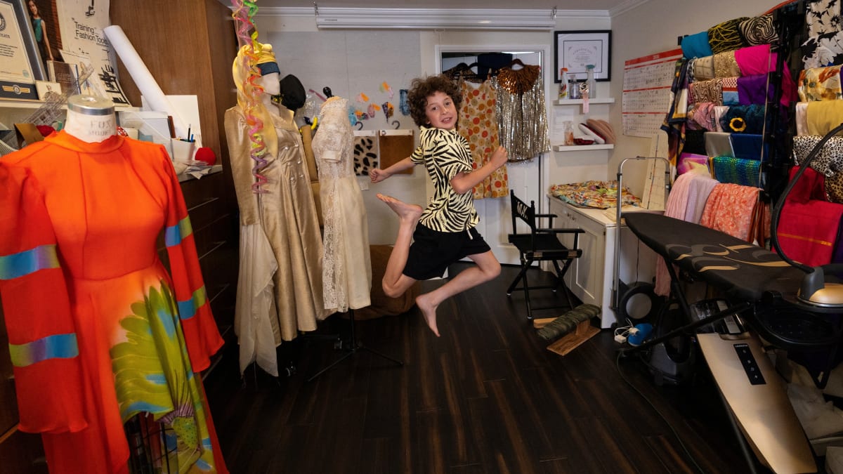 10-Year-Old Shows Paris Fashion Week Collection - Image 3