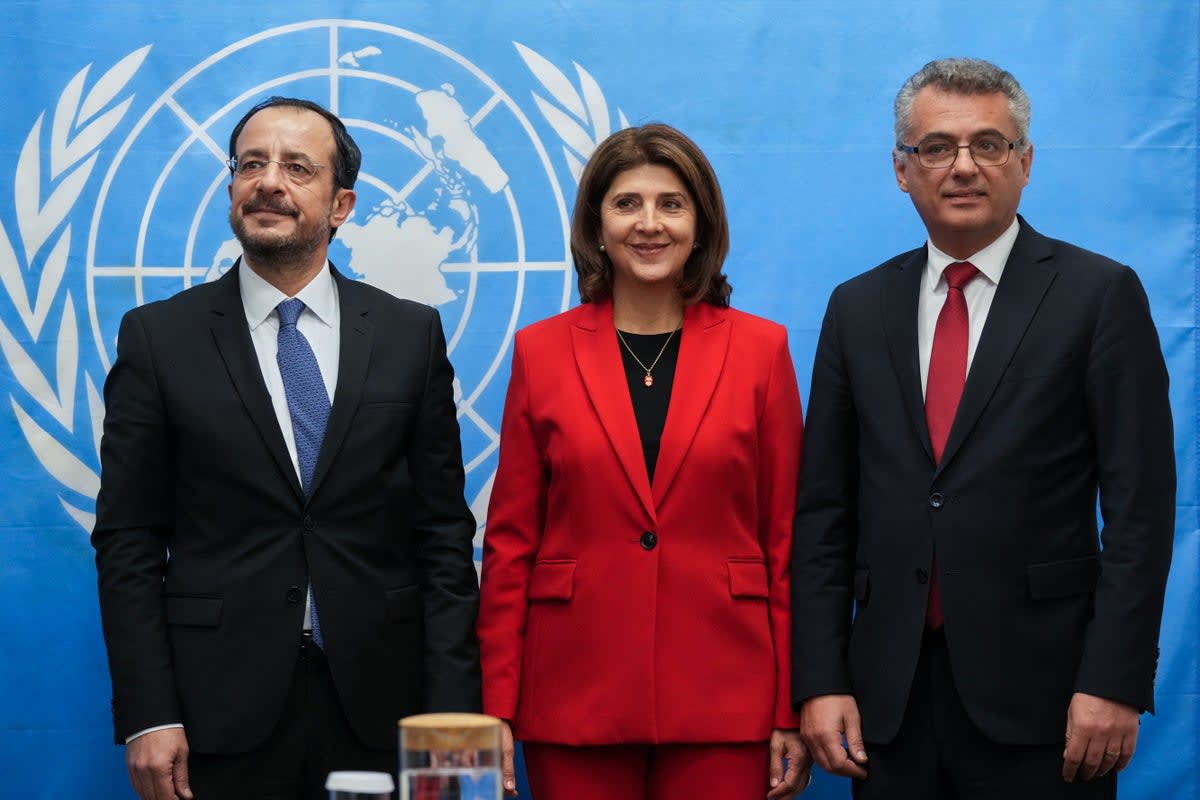 UN peacekeepers patrol the buffer zone dividing Cyprus between Greek and Turkish communities