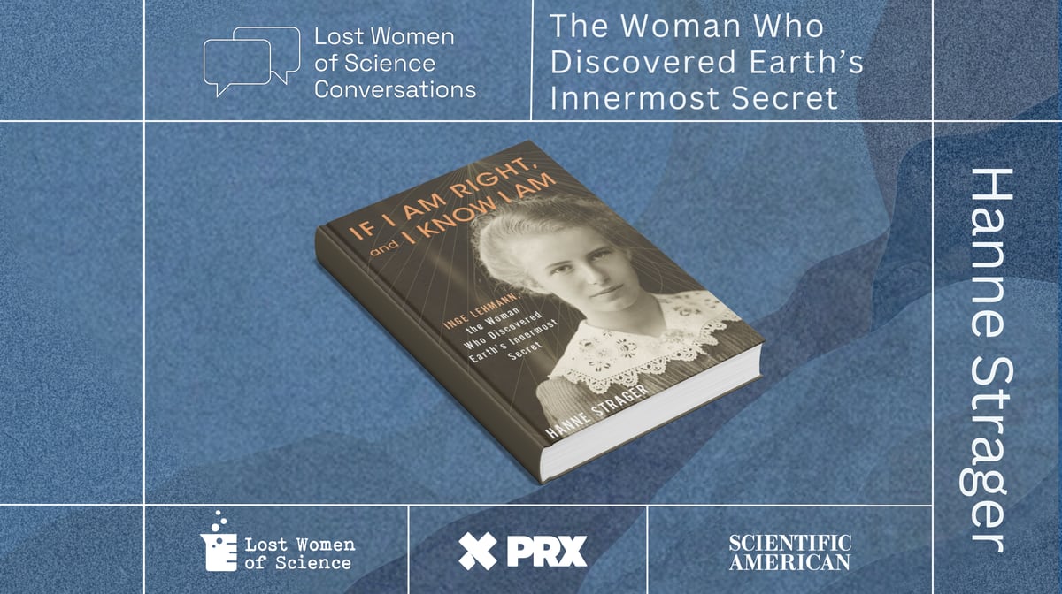 Portrait of Danish seismologist Inge Lehmann who discovered Earth's solid inner core