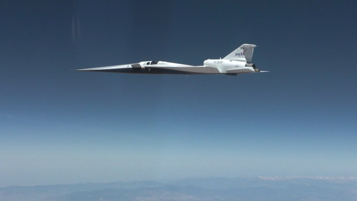 NASA's X-59 Jet Hits Supersonic Speed Without the Boom