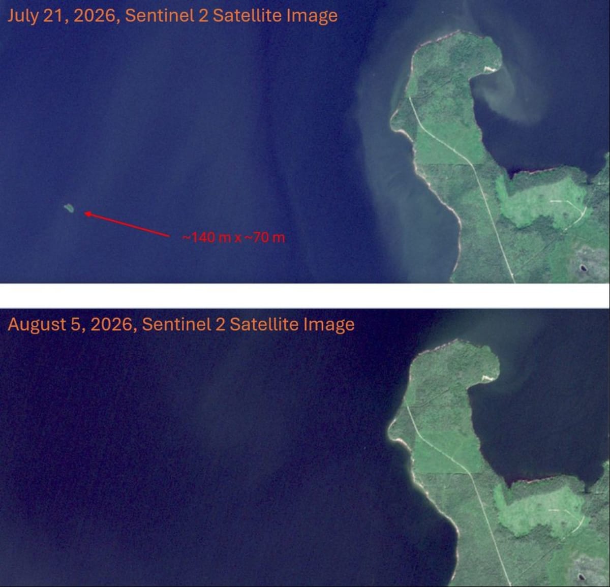 Canada's Floating Island Travels 30km Across Reservoir - Image 3