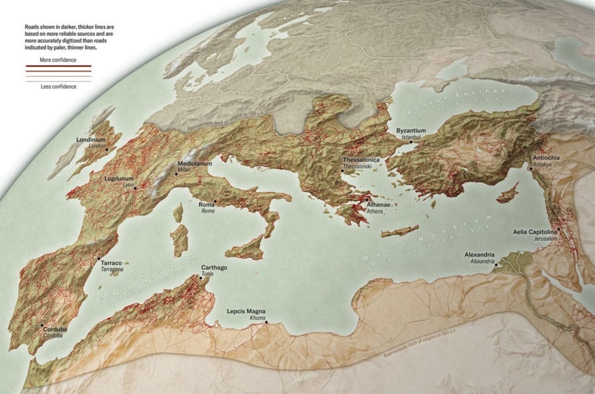 Scientists Map 300,000 KM of Lost Roman Roads - Image 4