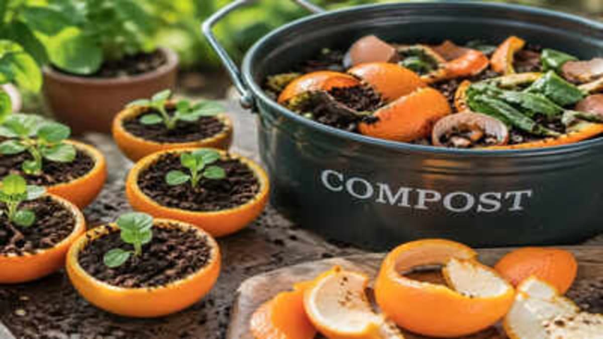 Orange Peels Cut Garden Waste, Boost Plants Naturally - Image 3