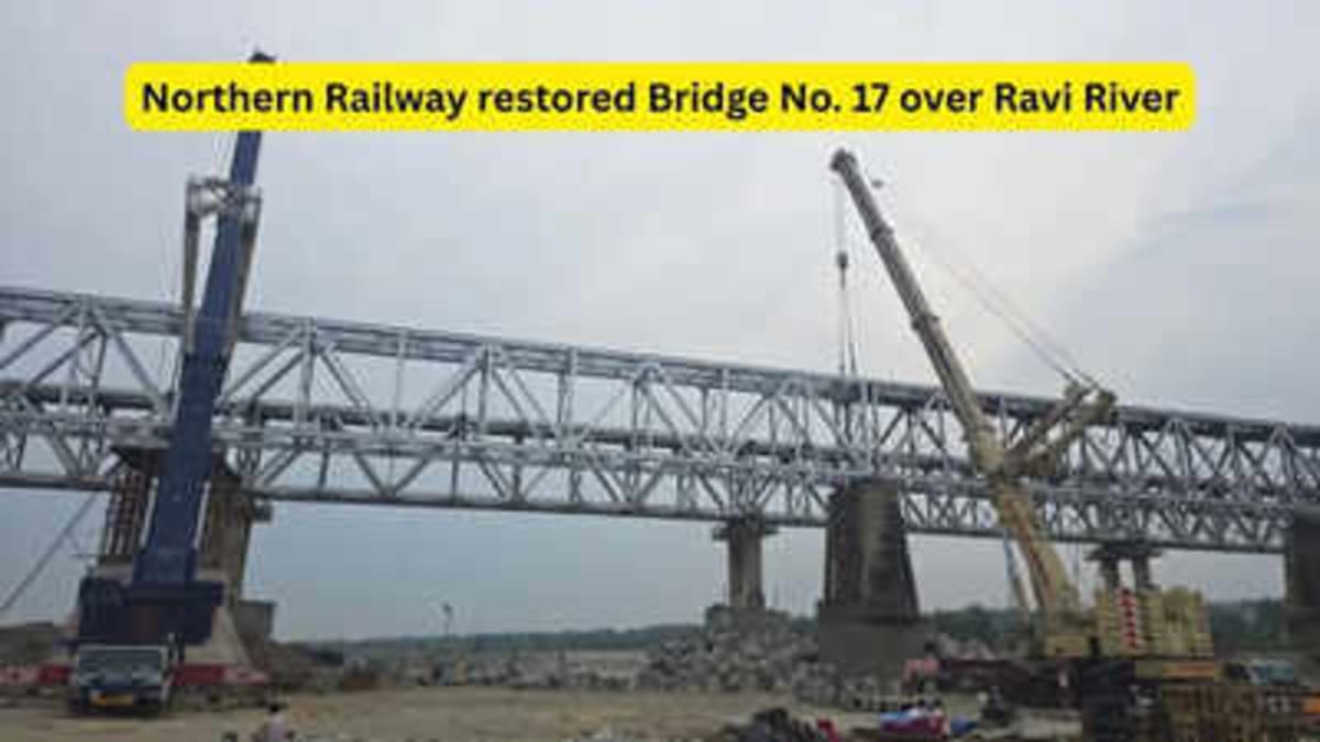 Jammu Rail Bridge Restored After 9-Month Flood Closure - Image 2