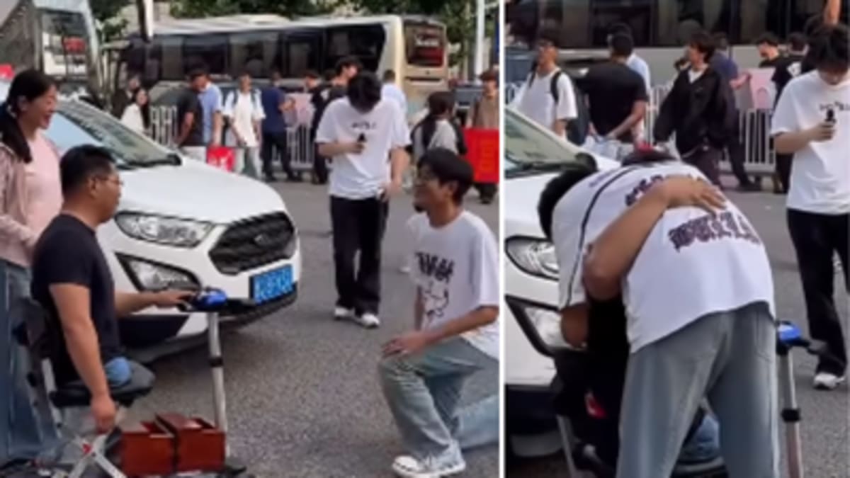 Chinese Student Honors Disabled Father After Major Exam - Image 2