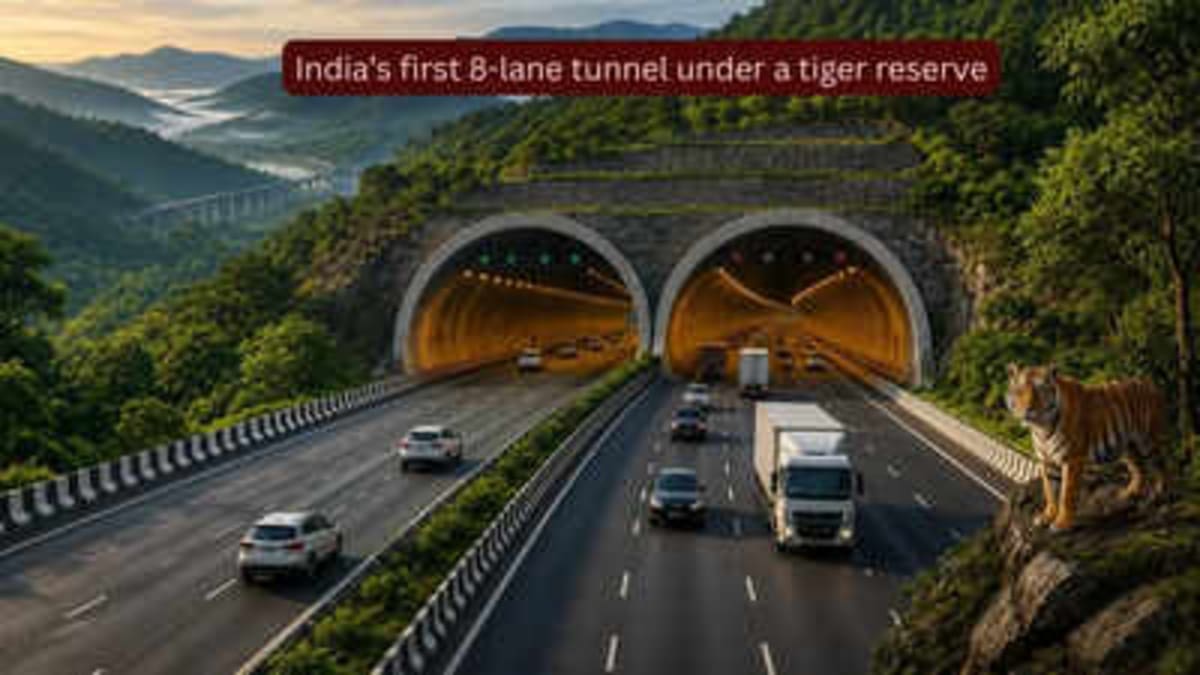 India Opens 8-Lane Tunnel Under Tiger Reserve June 20 - Image 2