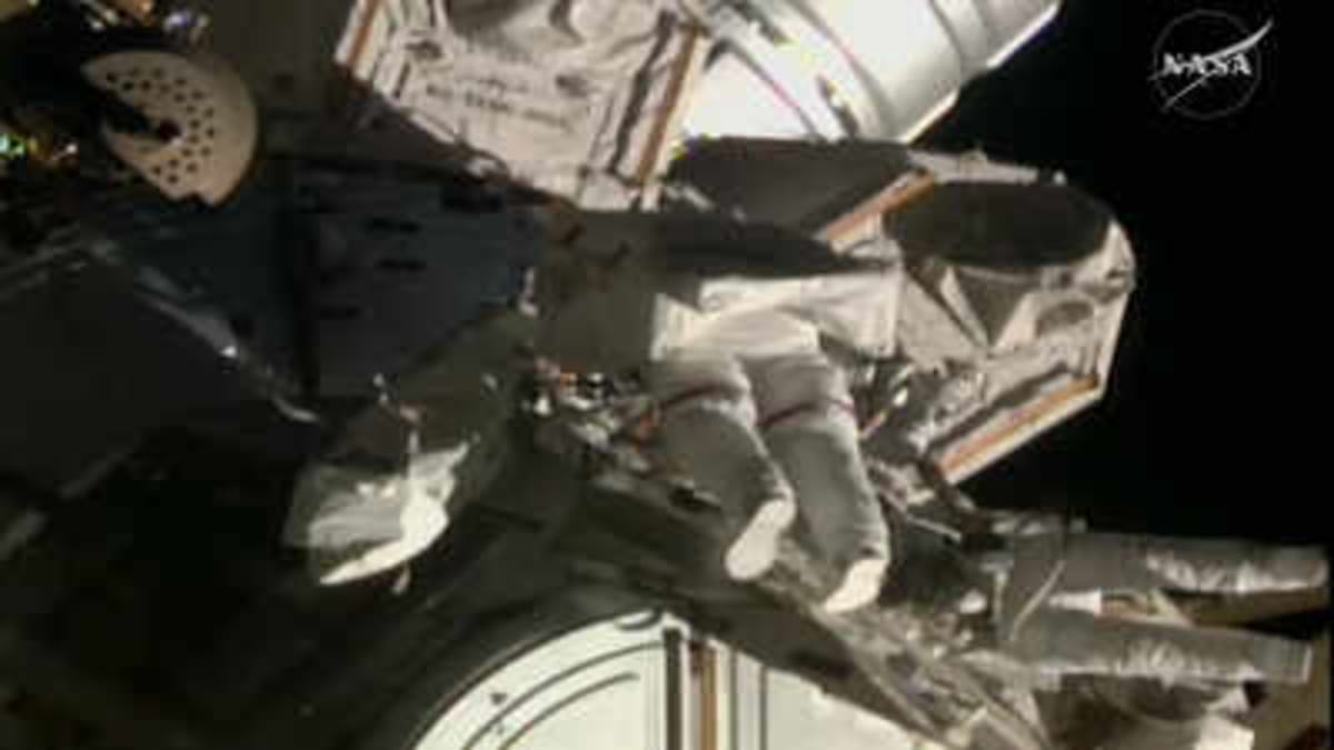 NASA's Anil Menon Completes First Spacewalk at ISS - Image 2