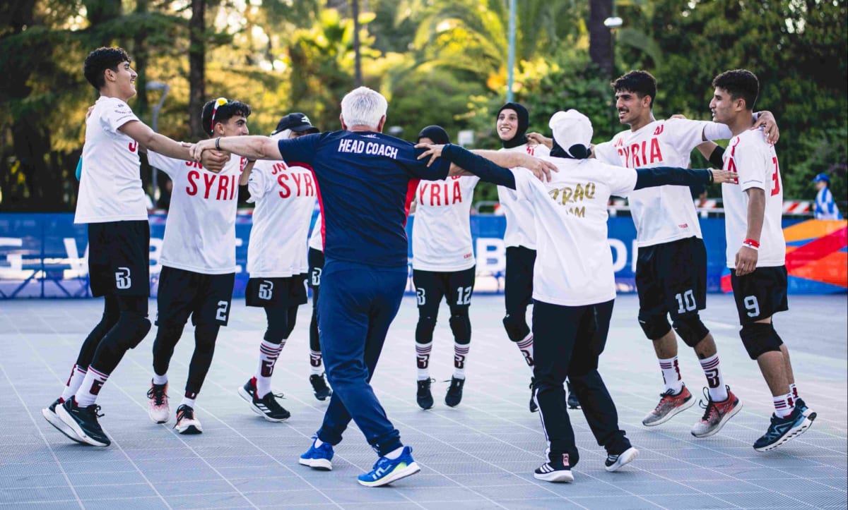 Syrian Refugee Team Wins First Baseball5 Match Ever