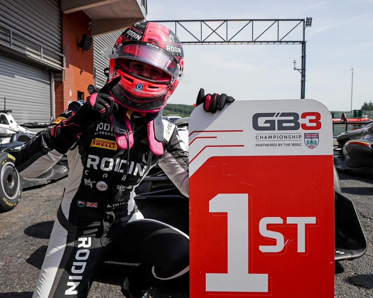 Abbi Pulling Wins Historic GB3 Championship Race at Spa