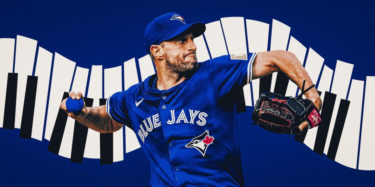 Baseball pitcher Max Scherzer playing piano while maintaining his athletic career at age 41