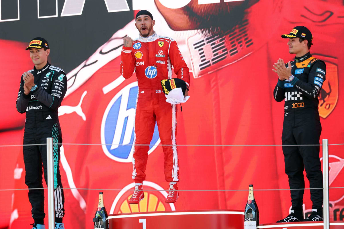 Hamilton Wins First Ferrari Race After 31-Race Journey - Image 5