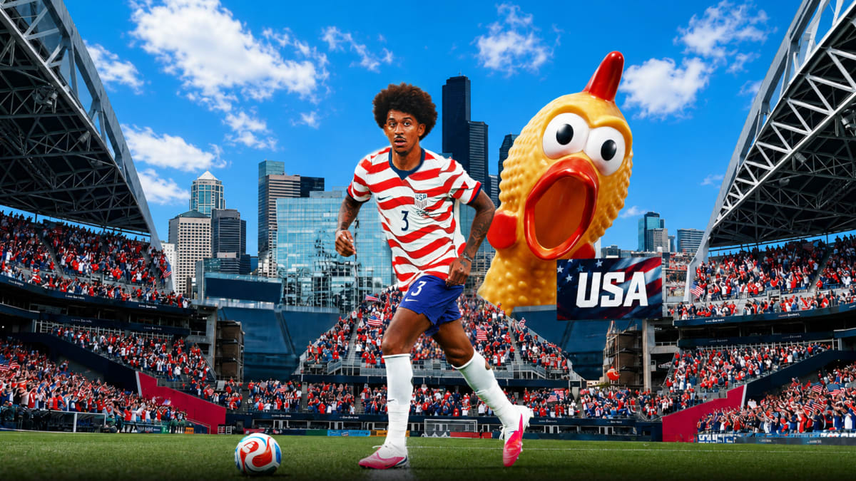USA Defender's Rubber Chicken Becomes World Cup Lucky Charm