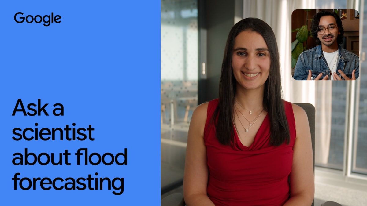 Digital map showing flood prediction alerts across multiple countries using Google's Flood Hub interface
