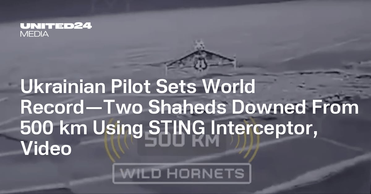 Drone Pilot Sets Record Downing Threats 310 Miles Away