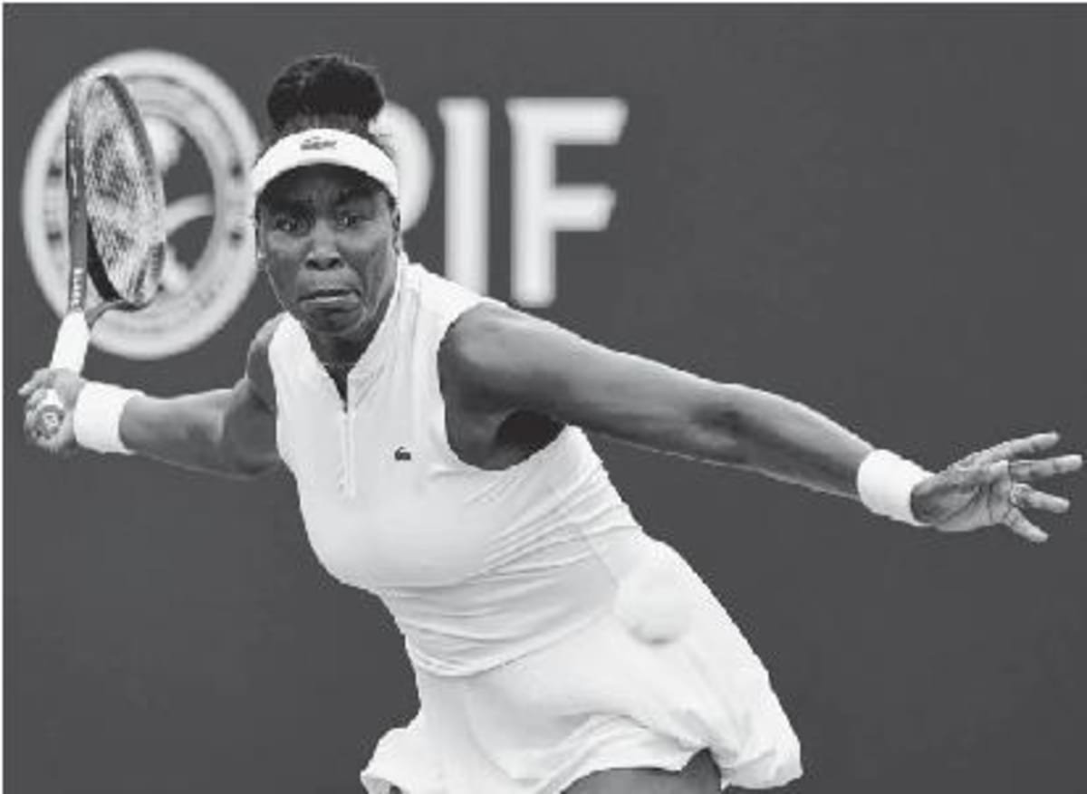 ** Young tennis player celebrates historic victory on sunny Miami Open tennis court