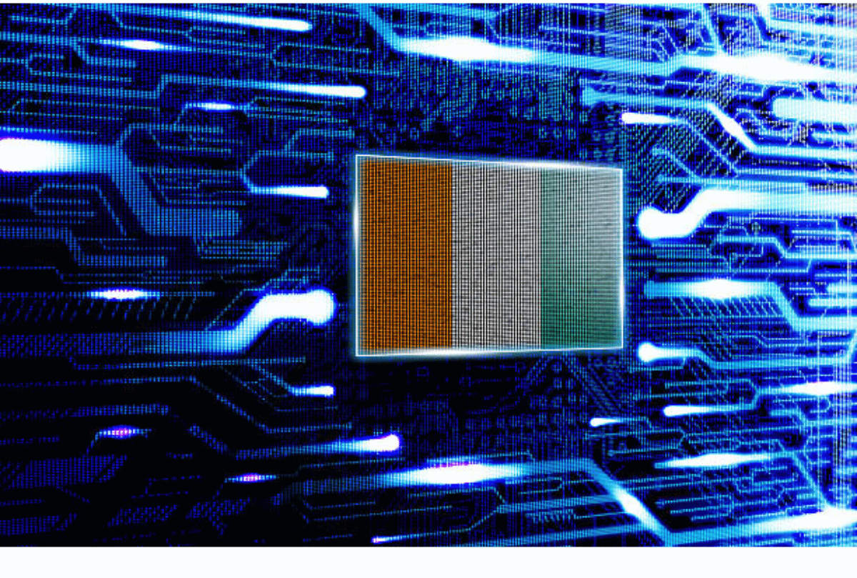 Entrepreneurs working in modern office space in Abidjan, Côte d'Ivoire's innovation hub