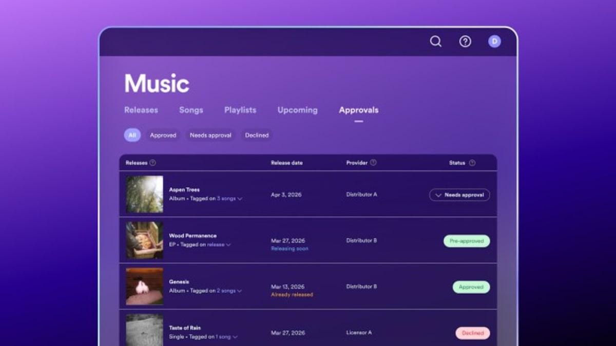 Spotify Tests Tool to Block Fake AI Songs From Artist Pages