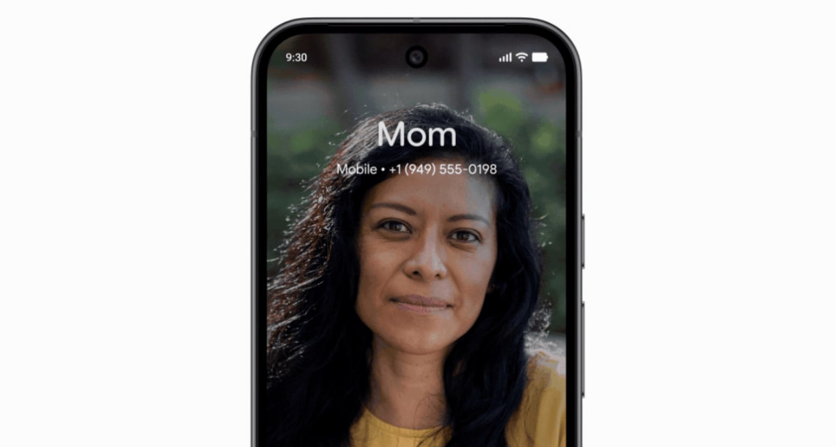 Android phone screen showing warning message about detecting a potentially fake incoming call