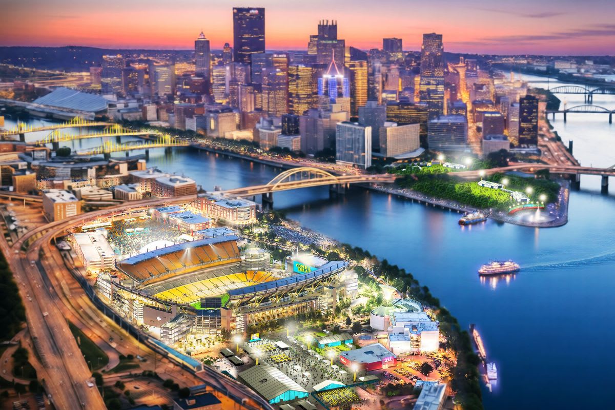 WNBA players on court in urban arena with engaged crowd watching game
