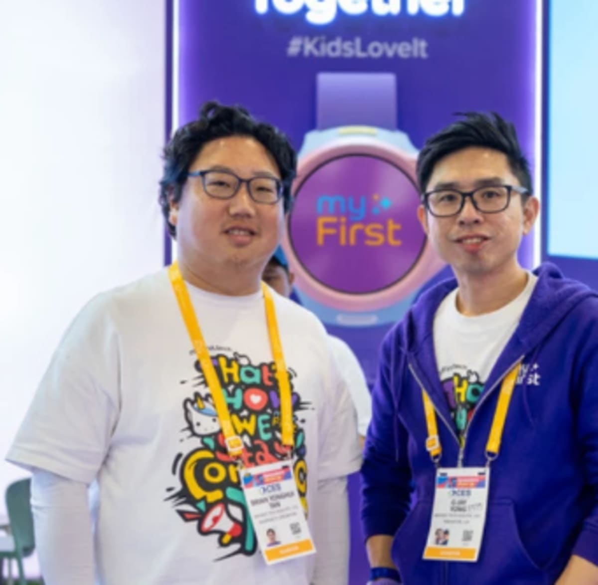 Child wearing colorful smartwatch designed specifically for kids' safe digital communication