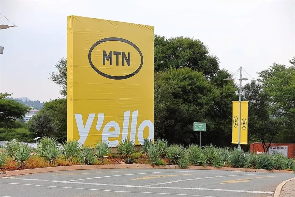 MTN telecommunications office building representing Africa's satellite connectivity breakthrough