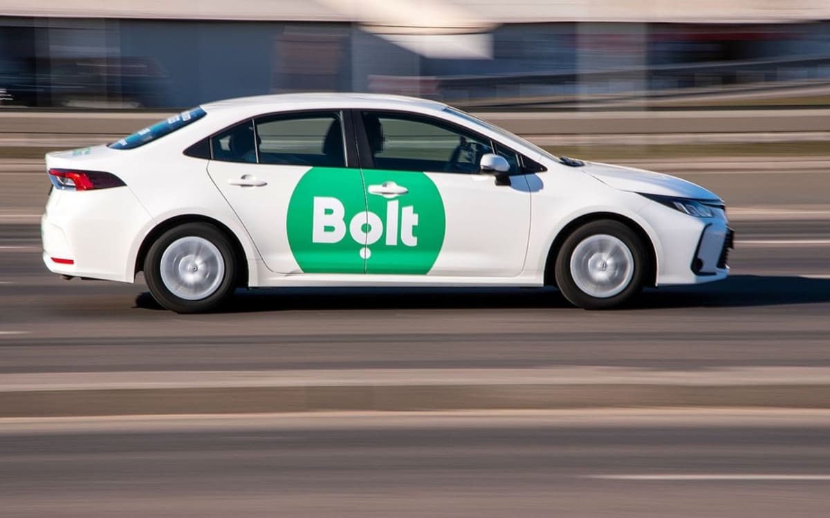 Bolt ride-hailing app logo representing first registered e-hailing service in South Africa