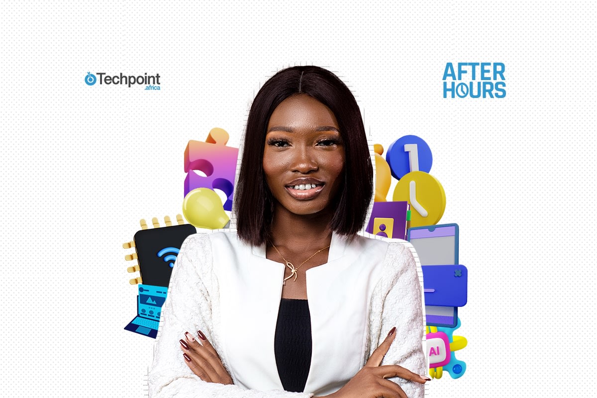 Young Nigerian woman engineer Eunice Olubayo working on space technology and satellite systems