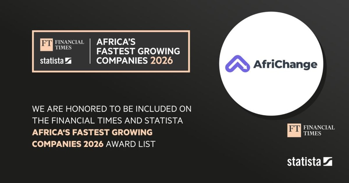 Africhange mobile app showing cross-border payment transaction between diaspora communities and Africa