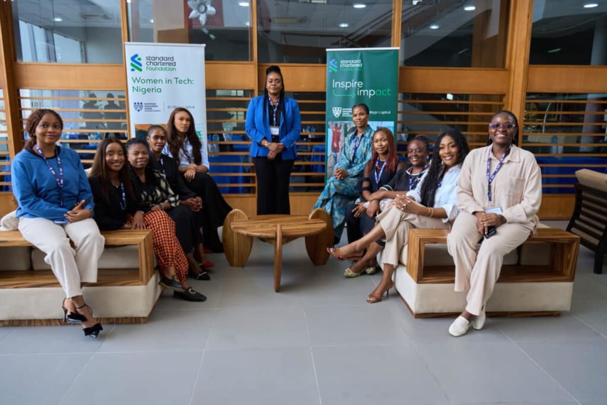 Collage of eleven women entrepreneurs selected for Nigeria tech accelerator program