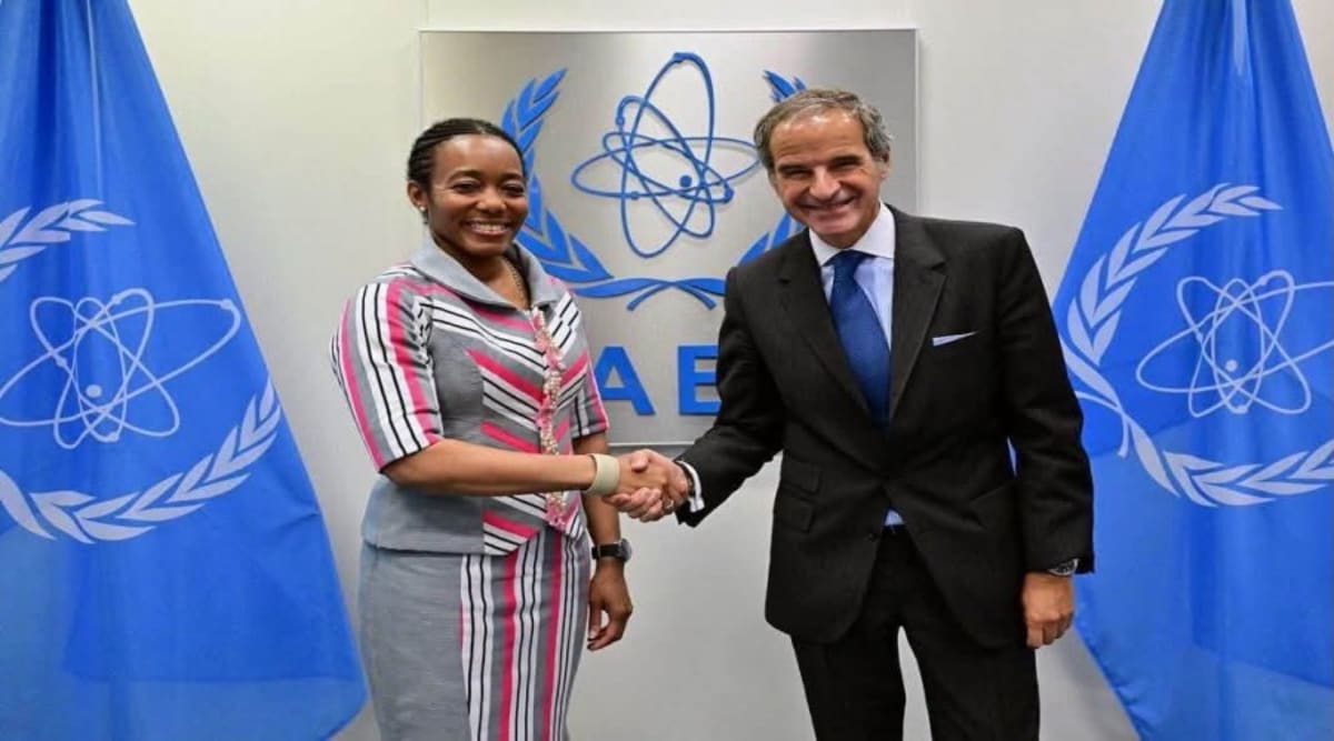 Ghana and IAEA officials meeting at conference to discuss nuclear science partnership for development