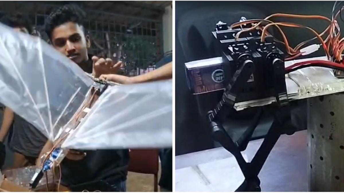 Students Build Bird Drone and Robot Dog in India