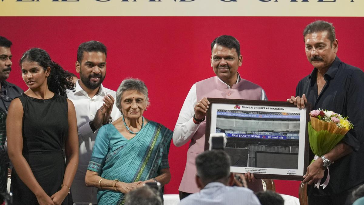 Mumbai Mom Watches Son's Cricket Stand Unveiled at Wankhede