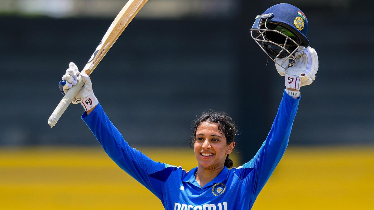 Indian women cricket players celebrating on field during international match action