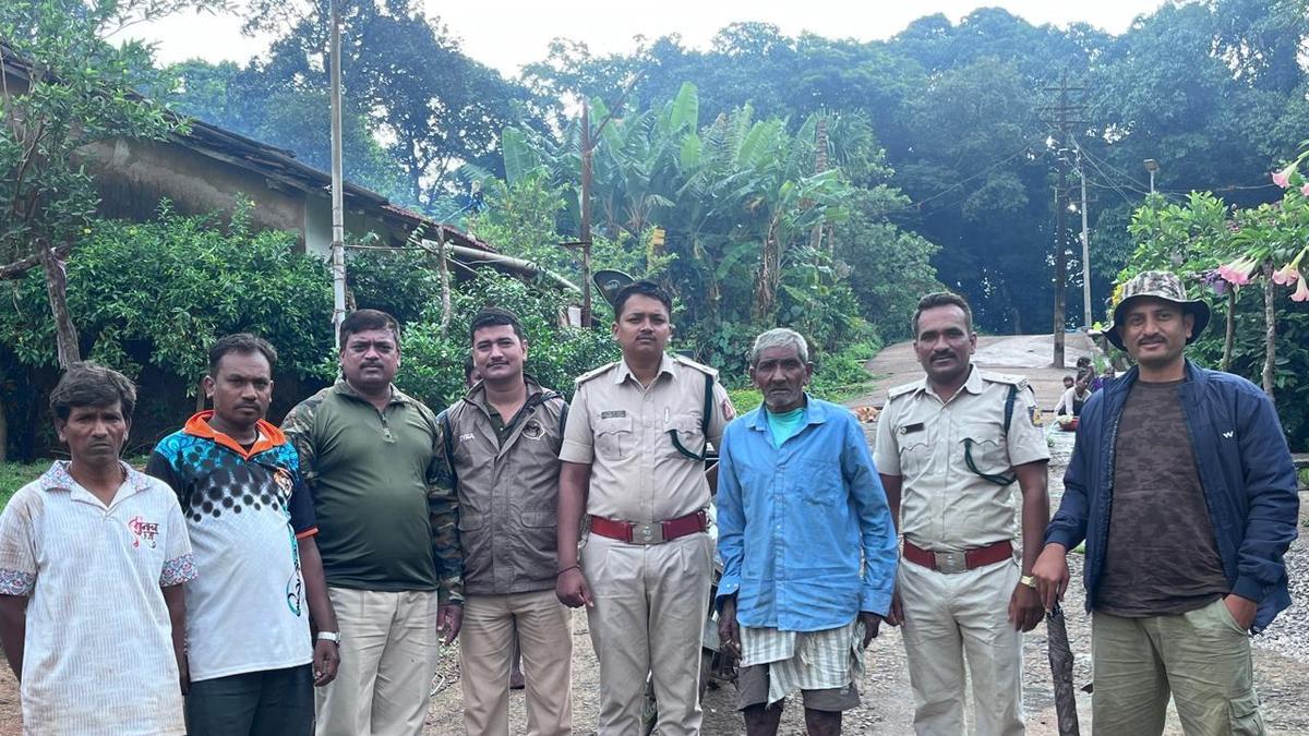 Lost Farmer Found After 10-Hour Forest Search in Karnataka
