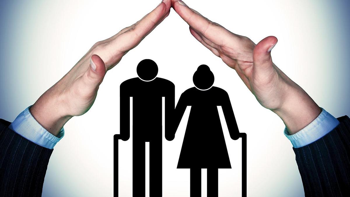 Indian students engaged in community service with elderly residents in care home