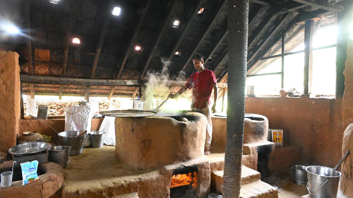 Indian Village Lives Simply by Lamplight, No Electricity