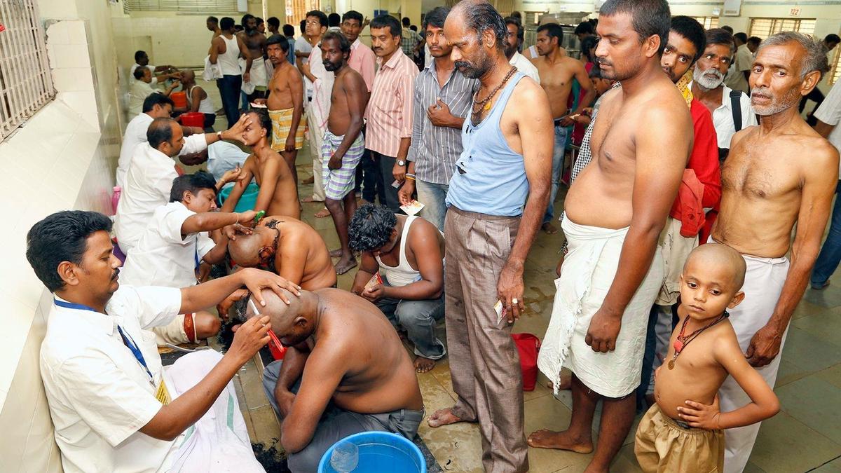 1.2 Million Devotees Offer Hair at Indian Temple in 27 Days