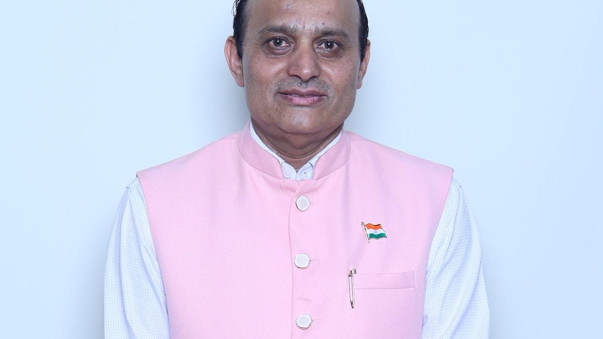 Student-built model rocket prepared for launch during IN-SPACe competition in India