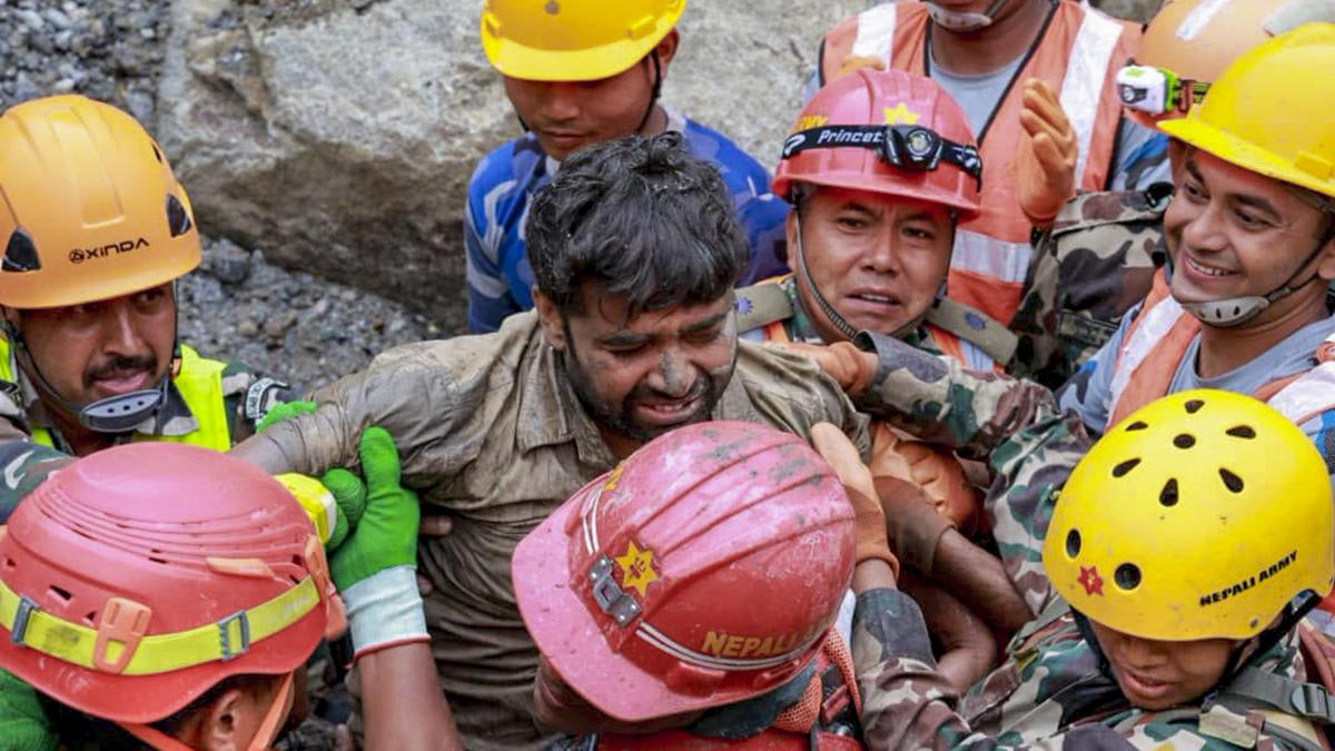 Nepal Rescues Worker Trapped 9 Days in Tunnel